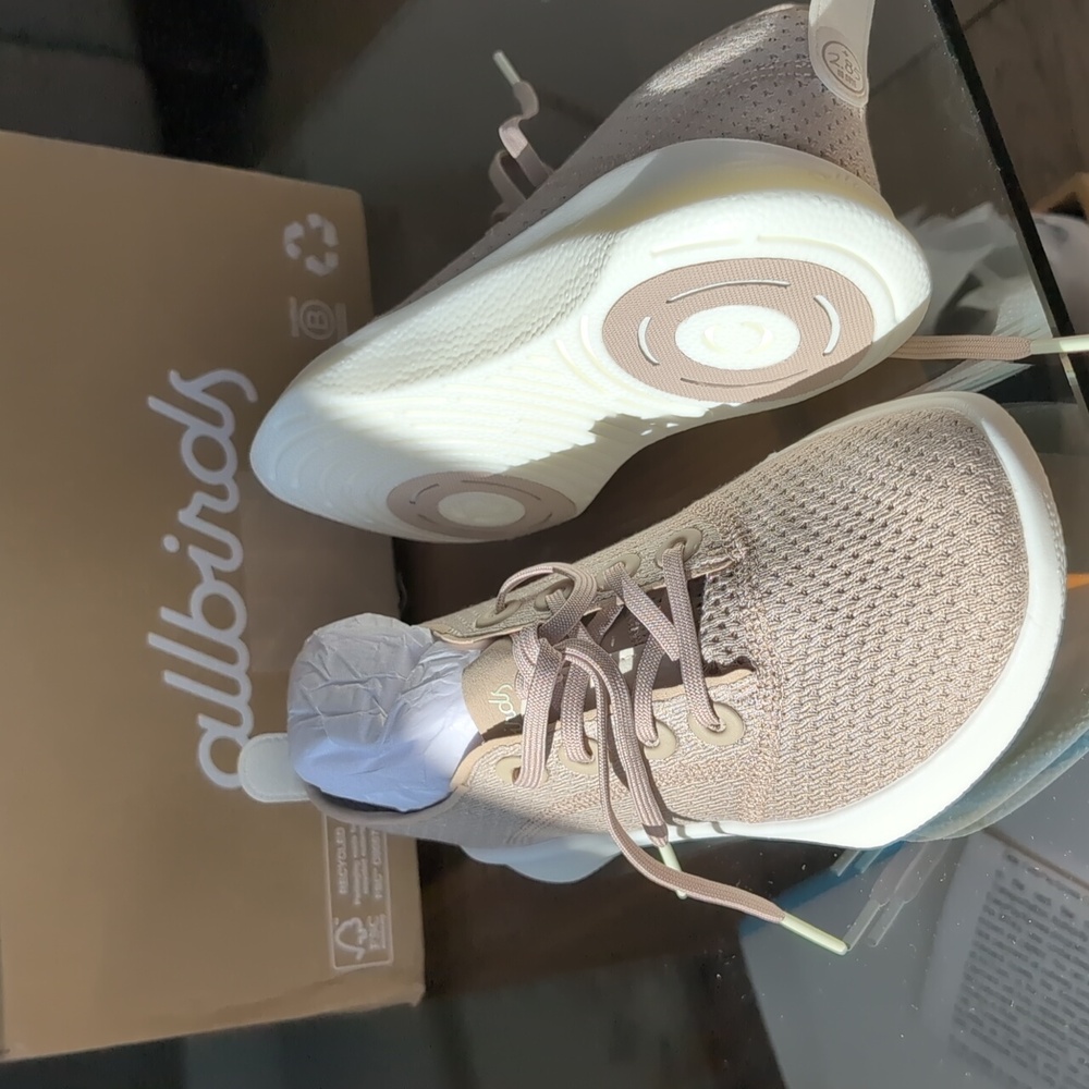 Allbirds sneakers - women's superlight tree runners - rugged beige